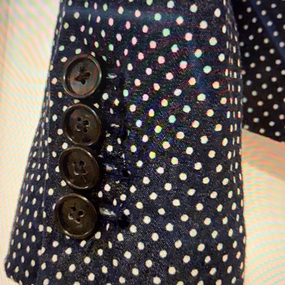 NWT J. Crew Navy Polka Dot School Boy Blazer, 0 - Picture 7 of 11